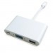 Extradigital Порт-реплікатор Extradigital USB Type-C to VGA/USB 3.0/Type-C (0.15m) (KBV1690)