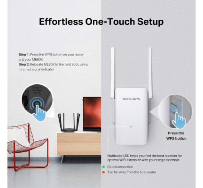 Ретранслятор Mercusys ME80X