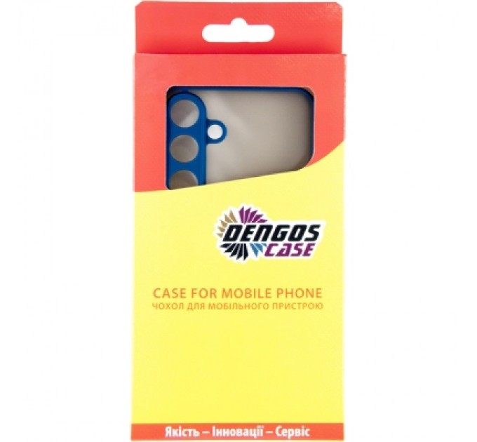 Dengos Чохол до мобільного телефона Dengos Kit Samsung Galaxy S25 Plus Matte + glass (Blue) (DG-KM-143)