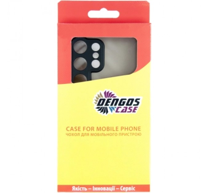 Чохол до мобільного телефона Dengos Kit Samsung Galaxy S25 Ultra Matte + glass (Black) (DG-KM-144)