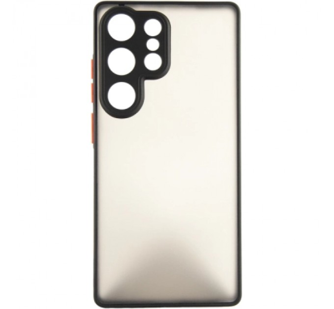 Чохол до мобільного телефона Dengos Kit Samsung Galaxy S25 Ultra Matte + glass (Black) (DG-KM-144)