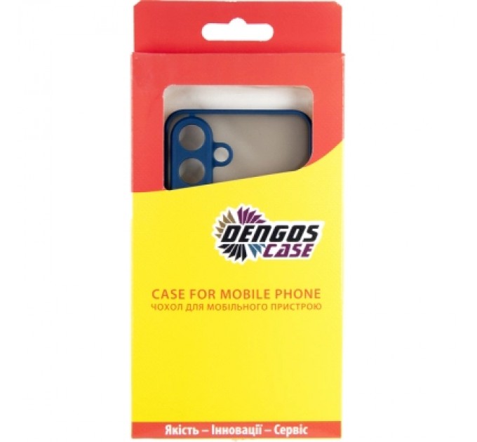 Чохол до мобільного телефона Dengos Kit Samsung Galaxy S25 Matte + glass (Blue) (DG-KM-142)