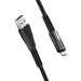 ColorWay Дата кабель USB 2.0 AM to Micro 5P 1.0m zinc alloy + led black ColorWay (CW-CBUM035-BK)