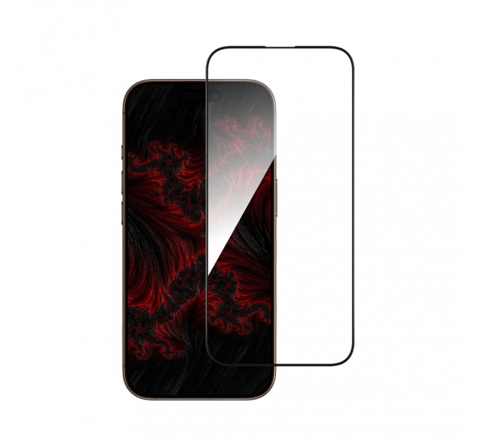 Захисне скло Intaleo Full Glue ESD для Apple iPhone 16 Pro Black (1283126594724)