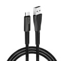 ColorWay Дата кабель USB 2.0 AM to Micro 5P 1.0m zinc alloy + led black ColorWay (CW-CBUM035-BK)