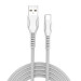 ColorWay Дата кабель USB 2.0 AM to Type-C 1.0m line-drawing white ColorWay (CW-CBUC029-WH)