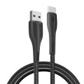 ColorWay Дата кабель USB 2.0 AM to Type-C 1.0m led black ColorWay (CW-CBUC034-BK)