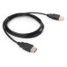 Vinga Дата кабель USB 2.0 AM/AF 3.0m Vinga (VCPUSBAMAF3BK)