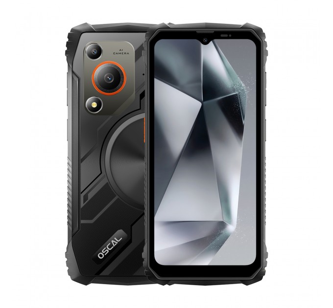 Oscal Смартфон Oscal Marine 1 4/128GB Black