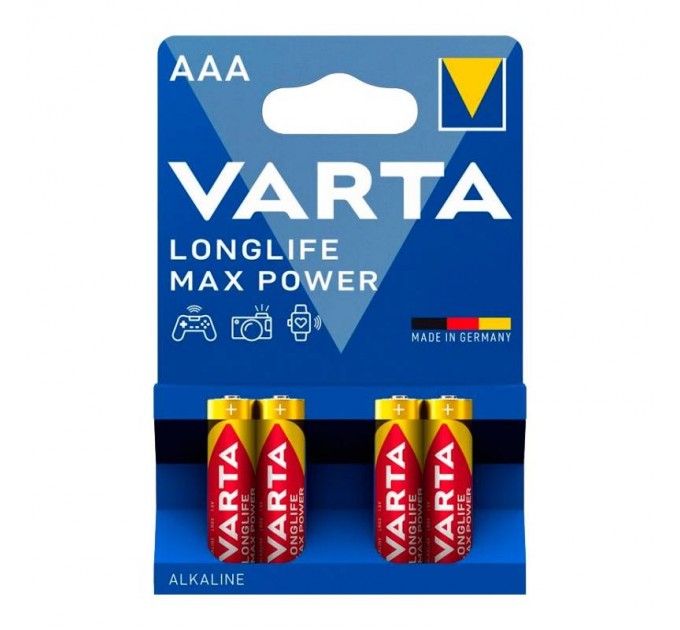 Varta Батарейка Varta Longlife Max Power AAA/LR03 BL  4шт