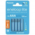 Panasonic Акумулятори Panasonic Eneloop Lite AAA/HR03 NI-MH 550 mAh BL  4 шт