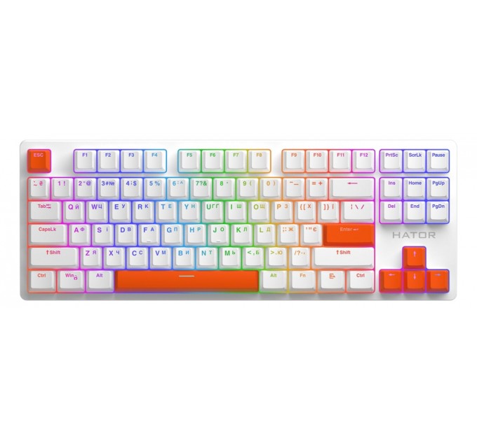 Hator Набір кейкапів Hator PBT Keycaps Autograph Edition Orange (HTS-712)