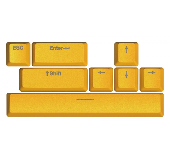 Набір кейкапів Hator PBT Keycaps Autograph Edition Sunny Yellow (HTS-715)