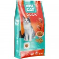 Wise Cat Сухий корм для кішок Wise Cat Duck 10 кг (4820111141593)