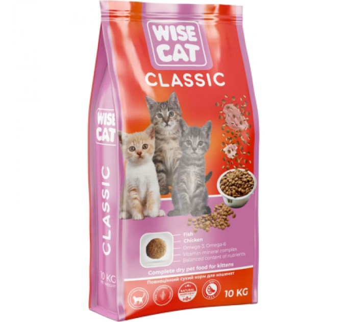 Wise Cat Сухий корм для кішок Wise Cat Classic 400 г (4820111141708)