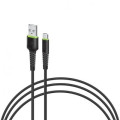Intaleo Дата кабель USB 2.0 AM to Type-C 0.2m CBFLEXT0 black Intaleo (1283126487446)
