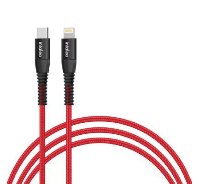 Intaleo Дата кабель USB-C to Lightning 18W 1,2m CBRNYTL1 red Intaleo (1283126504129)