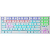 Клавіатура Aula F3032 White keycaps plus 21 Yellow keys KRGD Brown USB UA White (6948391201757)