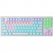 Aula Клавіатура Aula F3032 White keycaps plus 21 Yellow keys KRGD Brown USB UA White (6948391201757)