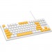 Aula Клавіатура Aula F3032 keycaps plus 21 Yellow keys KRGD Red USB UA White (6948391204680)