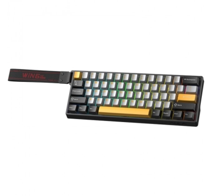 Aula Клавіатура Aula WIN60 HE Max Magnetic Switch USB UA Black (6978080504036)