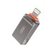 XO Адаптер XO USB - Lightning (F/M) Grey (NB281A-IA.tranish)