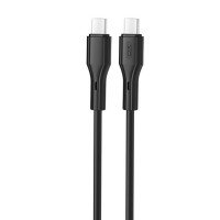 Кабель XO NBQ231B Rock Series USB Type-C - USB Type-C (M/M), 1 м, Black (NBQ231B-CC.black)