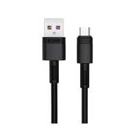 Кабель XO USB - USB Type-C (M/M), 5А, 1 м, Black (NB-Q166-AС.black)