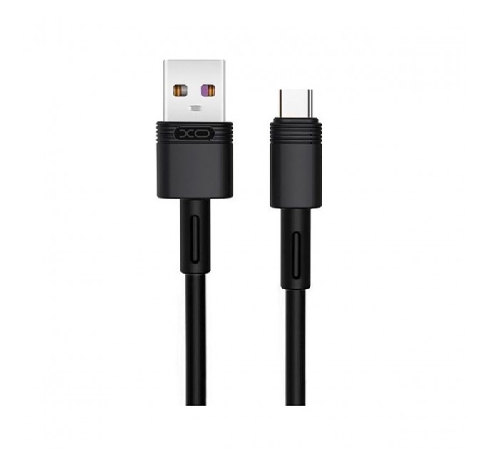 XO Кабель XO USB - USB Type-C (M/M), 5А, 1 м, Black (NB-Q166-AС.black)