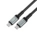 Кабель XO USB Type-C - USB Type-C (M/M), 5А, 240W, 2 м, Black (NB-Q264B-CC.black)