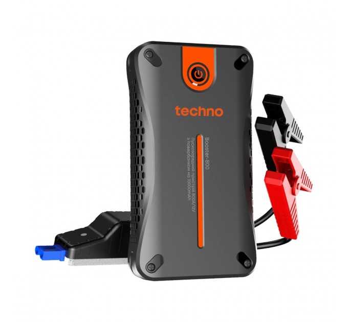 Techno Пусковий пристрій для автомобілів Techno 10000mAh Black (booster-800)
