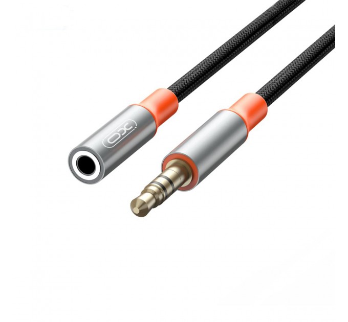XO Аудио-кабель XO AUX 3.5 мм - AUX 3.5 мм 1 м Black (NB-R269A.black)
