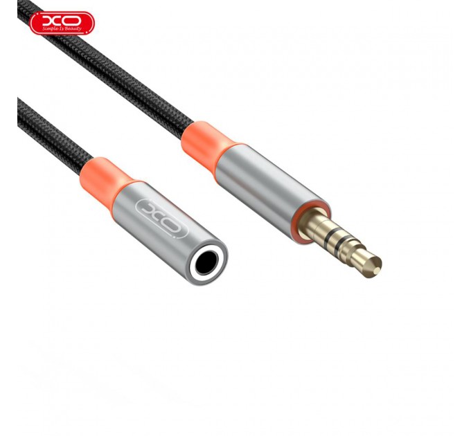 XO Аудио-кабель XO AUX 3.5 мм - AUX 3.5 мм 1 м Black (NB-R269A.black)