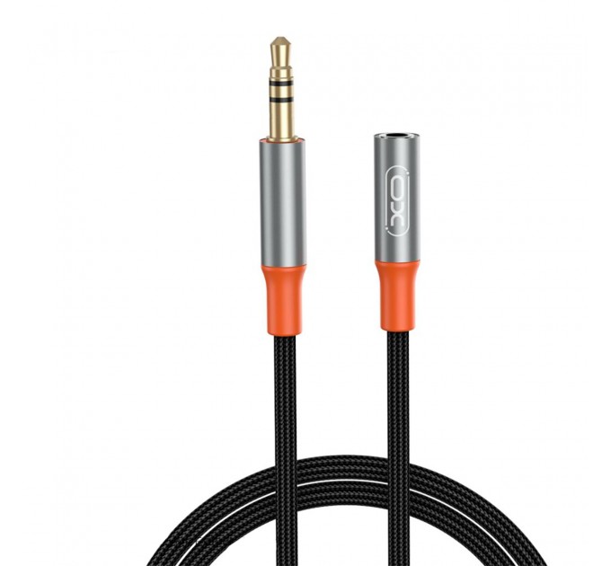 XO Аудио-кабель XO AUX 3.5 мм - AUX 3.5 мм 1 м Black (NB-R269A.black)