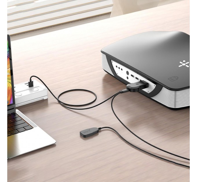 Адаптер XO GB012 HDMI - USB-A (M/M) Black