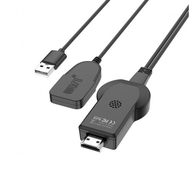 Адаптер XO GB012 HDMI - USB-A (M/M) Black