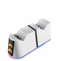 Зарядна станція Vertux для Sony PlayStation Duodock-PS5 White (duodock-ps5)