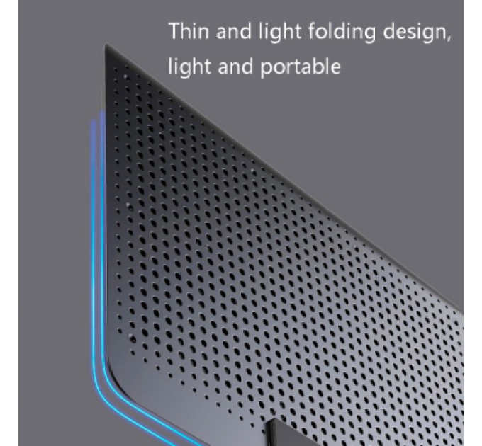 IceCoorel Підставка до ноутбука IceCoorel 10-15.6", 6*60mm 580 RPM, 2*USB, 350x225x26mm, Silver (A19)