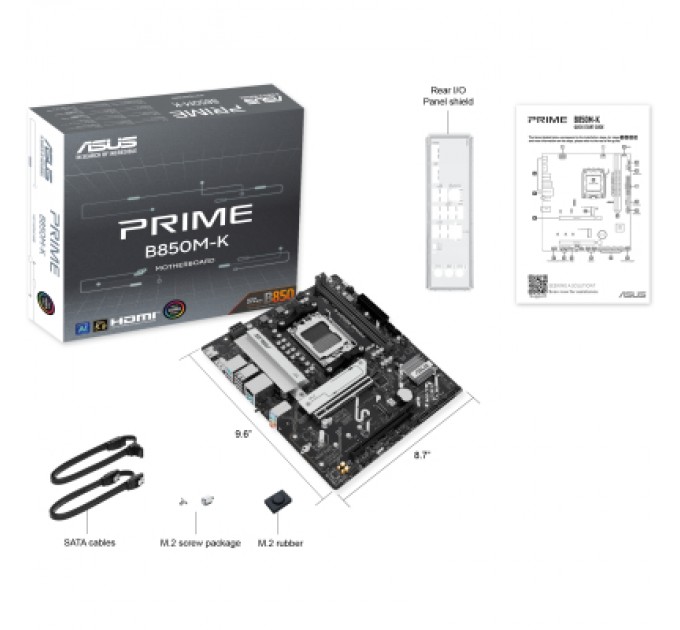 Материнська плата ASUS PRIME B850M-K