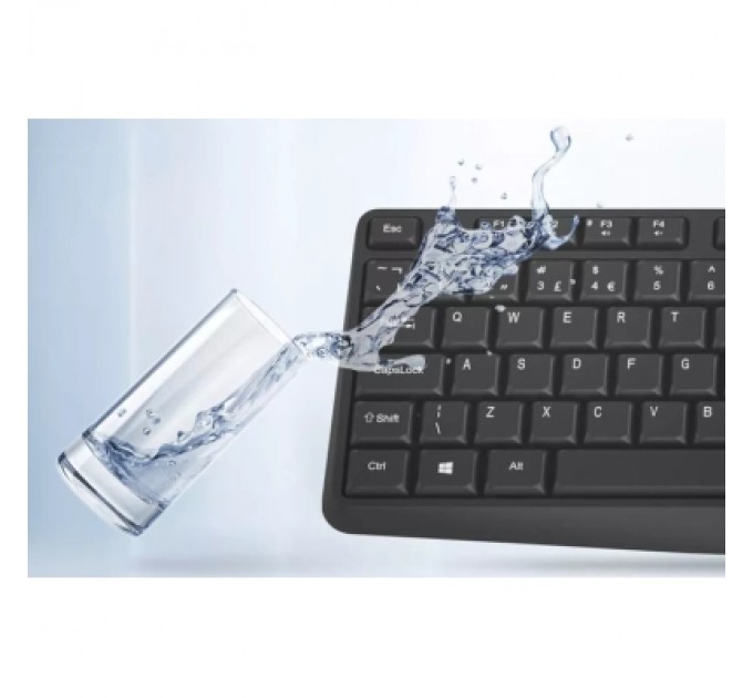 Canyon Клавіатура Canyon KB-W01 Water resistant Wireless UA Black (CNE-CKEYW01)