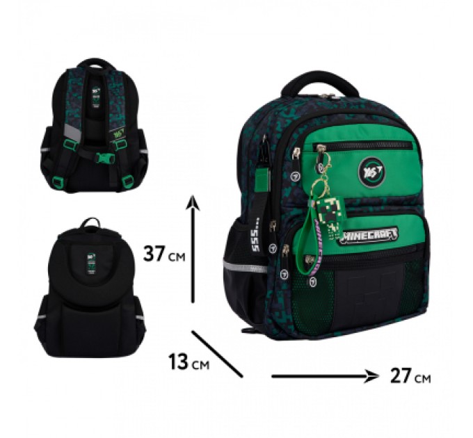 Yes Рюкзак шкільний Yes Minecraft Watch Out S-108 (559831)