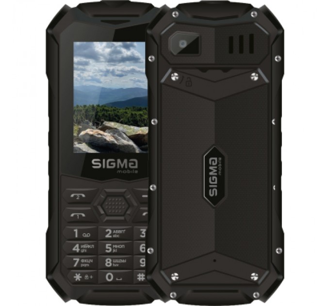 Sigma Мобільний телефон Sigma X-treme PV68 Black (4827798738214)