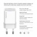 ColorWay Мережевий зарядний пристрій ColorWay GaN Mini 20W PD Port PPS USB-C White (CW-CHS059PD-WT) + кабель Lightning