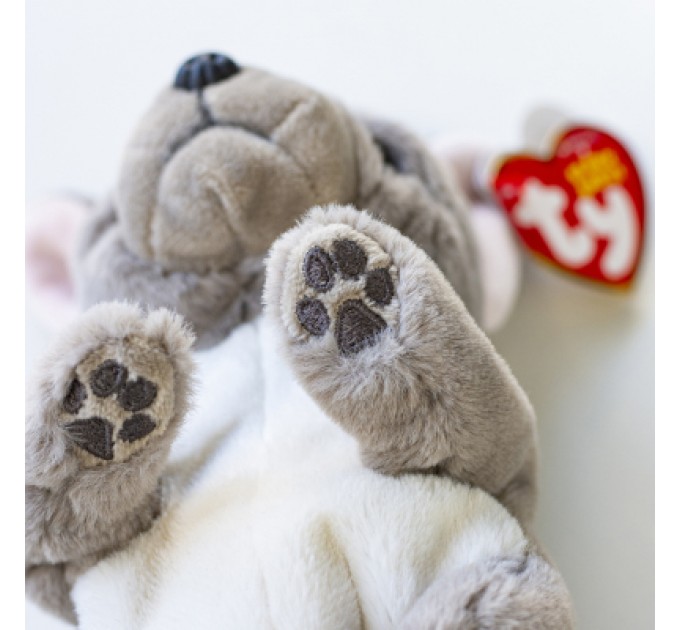 Ty М'яка іграшка Ty Beanie bellies Сірий пес WILFRED 20 см (40596)