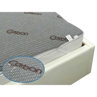 Наматрацник Руно Водонепроникний на гумці Carbon 80х200 см (817Carbon)