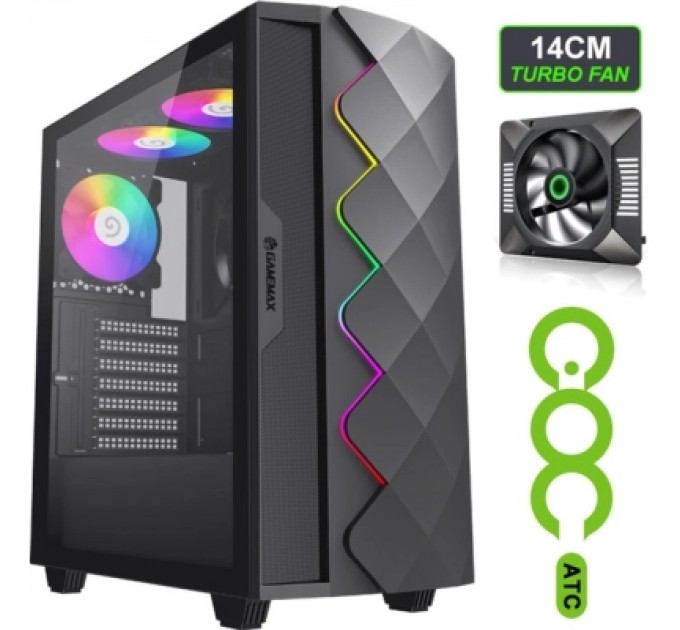 Gamemax Корпус Gamemax Black Diamond CP