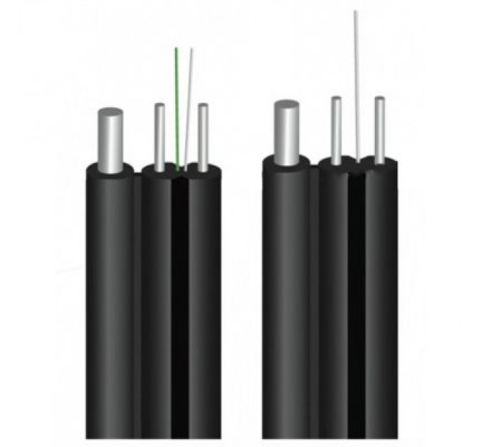 FinMark Кабель мережевий FinMark Волоконно Оптичний (ВО) 2*волокон, 1км=1бхт (009296 / FTTH002-SM-18/Flex)