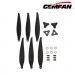 Gemfan Пропелер для дрона Gemfan F1510 Folding 3 Blade Glass Fiber Nylon - Black 1CW + 1CCW (PMGNF1510-3A2)