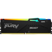 Модуль пам`яті DDR5 32GB/5600 Kingston Fury Beast RGB Black (KF556C36BBE2A-32)