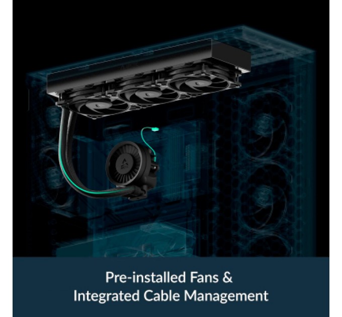 Система рідинного охолодження Arctic Liquid Freezer III Pro 360 (Black) (ACFRE00180A)